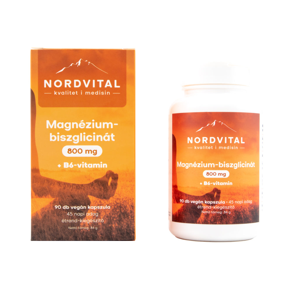 Magnézium-biszglicinát + B6 - 90db
